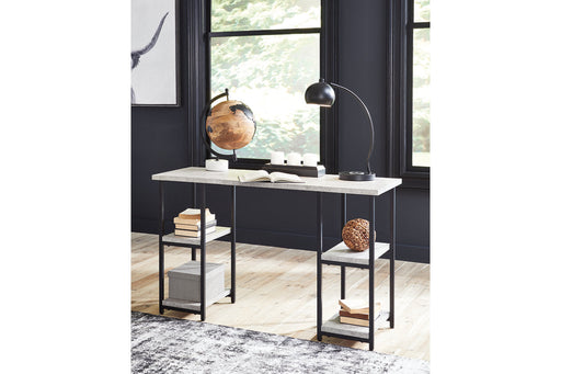 Lazabon Gray/Black 48" Home Office Desk - H102-27 - Vega Furniture