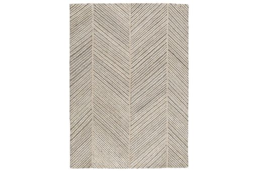 Leaford Taupe/Brown/Gray Medium Rug - R405132 - Vega Furniture