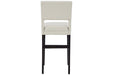 Leektree Ivory/Brown Bar Height Barstool, Set of 2 - D470-330 - Vega Furniture