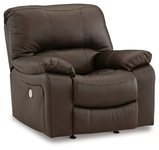 Leesworth Dark Brown Power Recliner - U4380898 - Vega Furniture