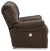 Leesworth Dark Brown Power Recliner - U4380898 - Vega Furniture