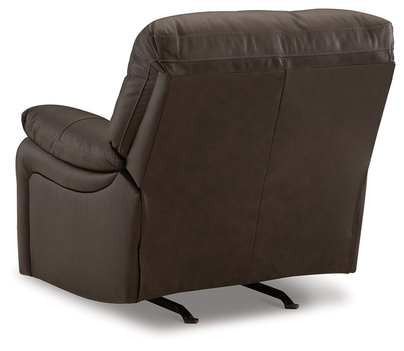 Leesworth Dark Brown Power Recliner - U4380898 - Vega Furniture