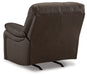 Leesworth Dark Brown Power Recliner - U4380898 - Vega Furniture