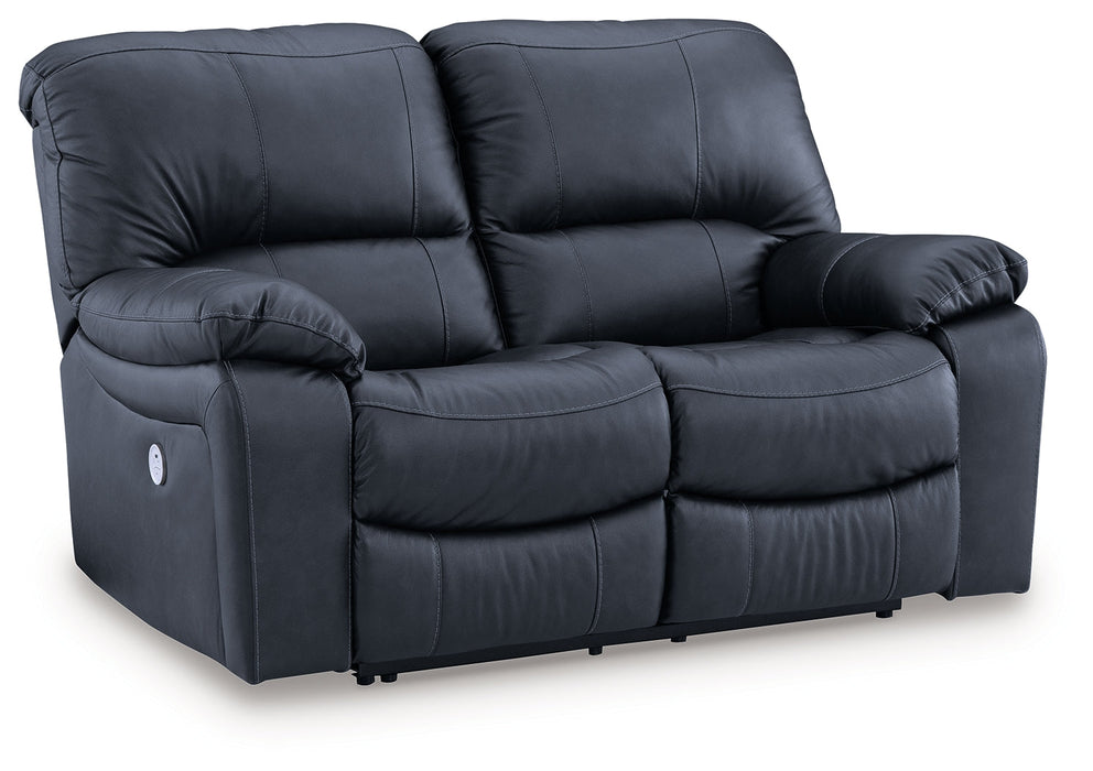 Leesworth Ocean Power Reclining Loveseat - U4380974 - Vega Furniture