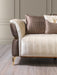 Leina Ivory-Coffee Velvet Loveseat - LEINAIVORY-COFFEE-L - Vega Furniture