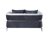 Leina Silver/Gray Velvet Living Room Set - LEINASG-SL - Vega Furniture