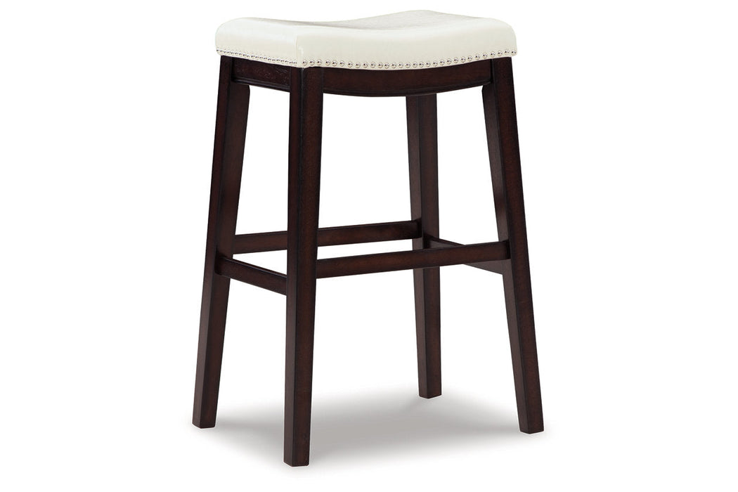 Lemante Ivory/Brown Bar Height Barstool, Set of 2 - D270-230 - Vega Furniture