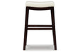 Lemante Ivory/Brown Bar Height Barstool, Set of 2 - D270-230 - Vega Furniture