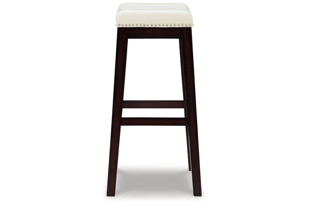 Lemante Ivory/Brown Bar Height Barstool, Set of 2 - D270-230 - Vega Furniture