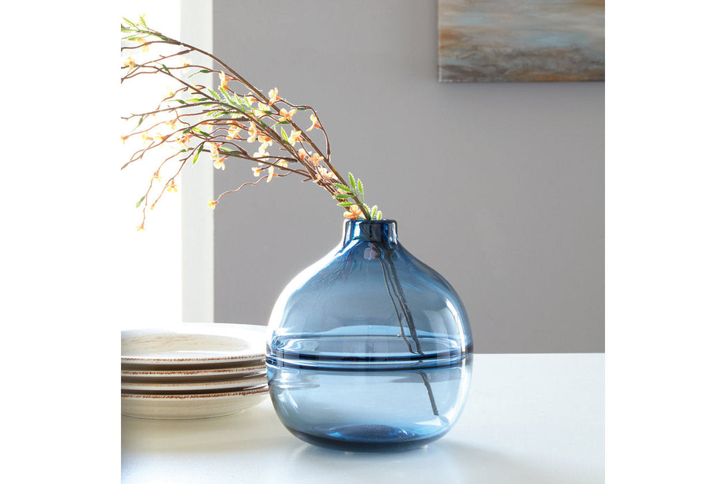 Lemmitt Navy Vase - A2000539 - Vega Furniture