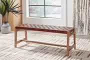 Lemmund Natural/Brown Accent Bench - A3000682 - Vega Furniture