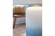 Lemrich White/Teal Table Lamp - L123874 - Vega Furniture