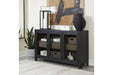 Lenston Black/Gray Accent Cabinet - A4000508 - Vega Furniture