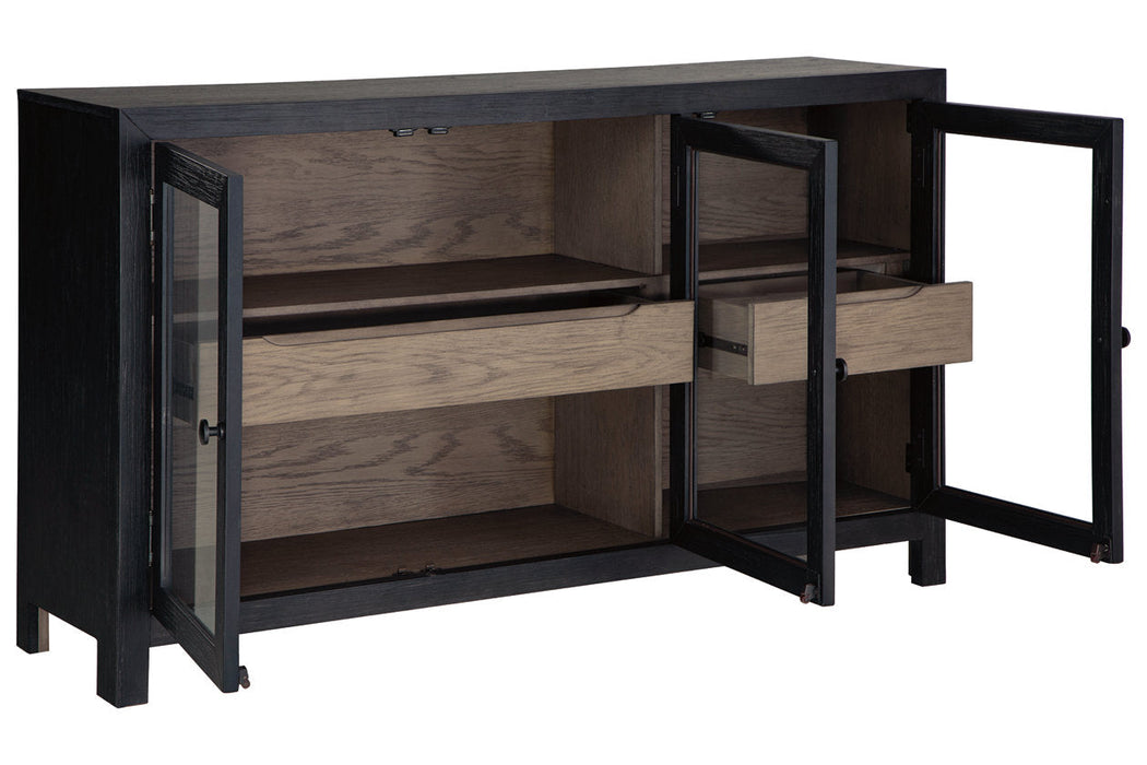 Lenston Black/Gray Accent Cabinet - A4000508 - Vega Furniture