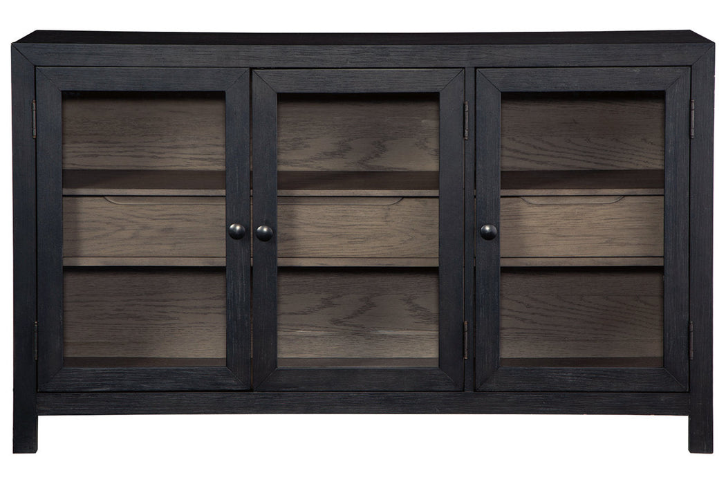 Lenston Black/Gray Accent Cabinet - A4000508 - Vega Furniture