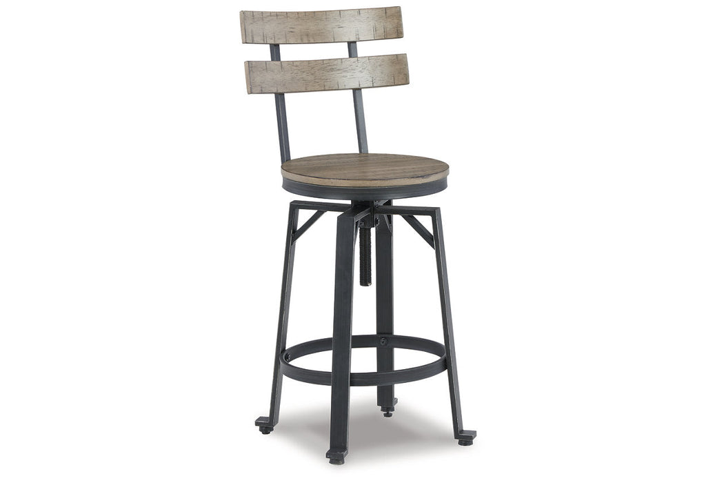 Lesterton Light Brown/Black Counter Height Barstool, Set of 2 - D334-124 - Vega Furniture