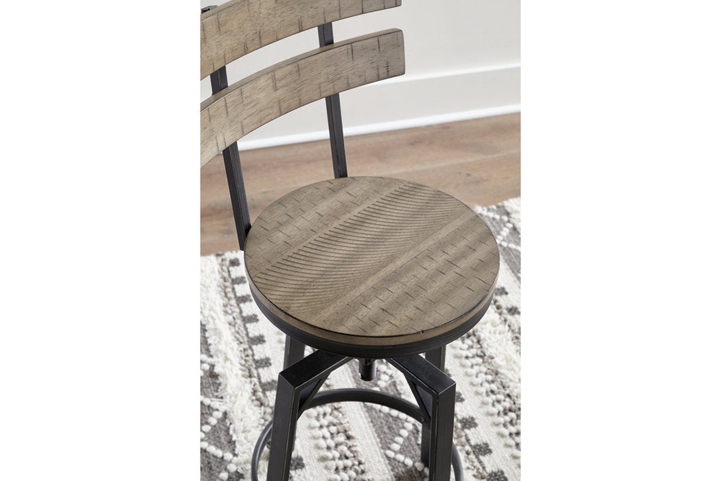 Lesterton Light Brown/Black Counter Height Barstool, Set of 2 - D334-124 - Vega Furniture