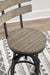 Lesterton Light Brown/Black Counter Height Set - SET | D334-52 | D334-124(2) - Vega Furniture