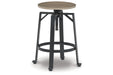 Lesterton Light Brown/Black Counter Height Stool, Set of 2 - D334-024 - Vega Furniture