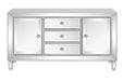 Leticia Silver 3-Drawer Accent Cabinet - 950825 - Vega Furniture