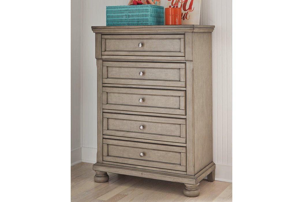 Lettner Light Gray Chest of Drawers - B733-45 - Vega Furniture