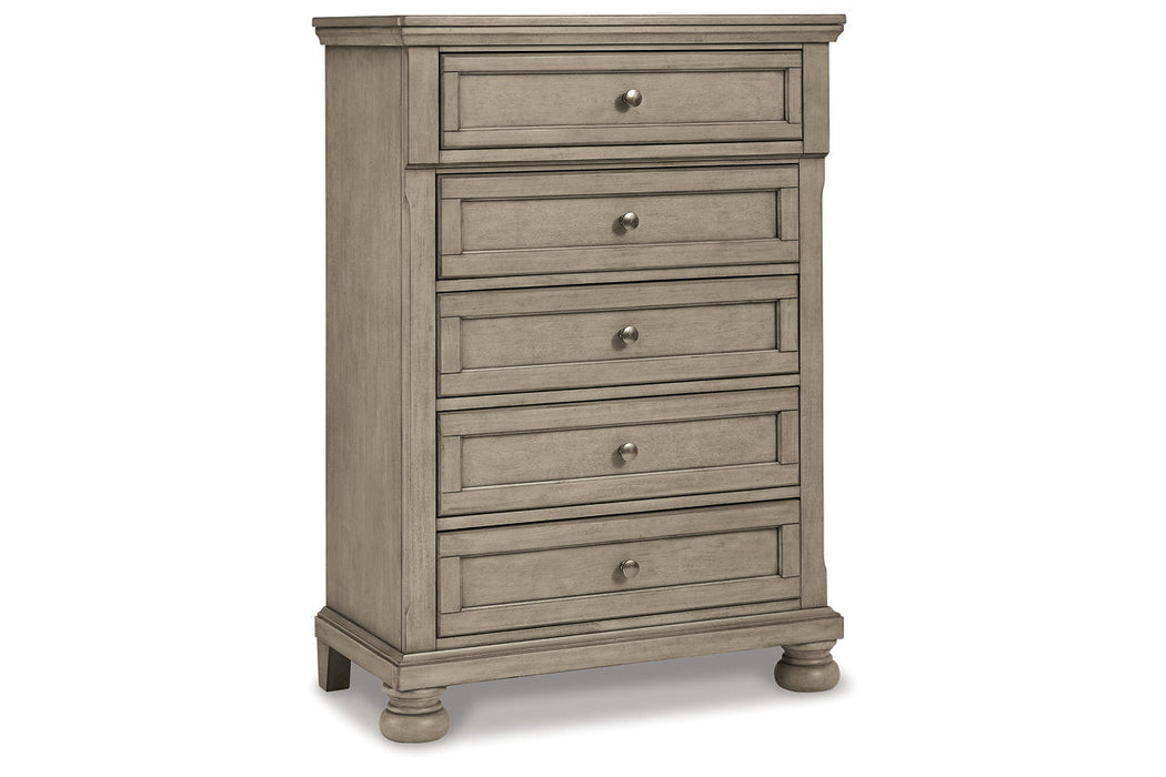 Lettner Light Gray Chest of Drawers - B733-45 - Vega Furniture