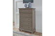 Lettner Light Gray Chest of Drawers - B733-46 - Vega Furniture