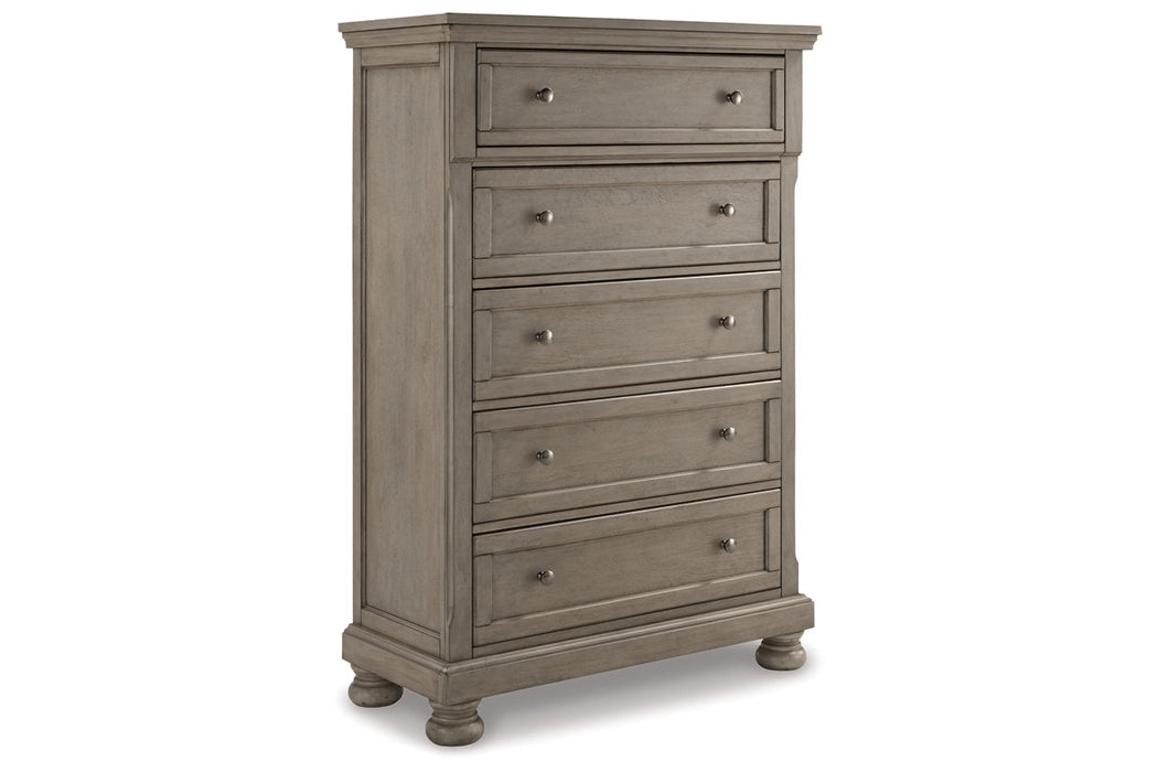 Lettner Light Gray Chest of Drawers - B733-46 - Vega Furniture