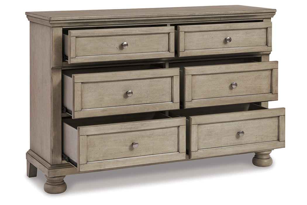 Lettner Light Gray Dresser - B733-21 - Vega Furniture