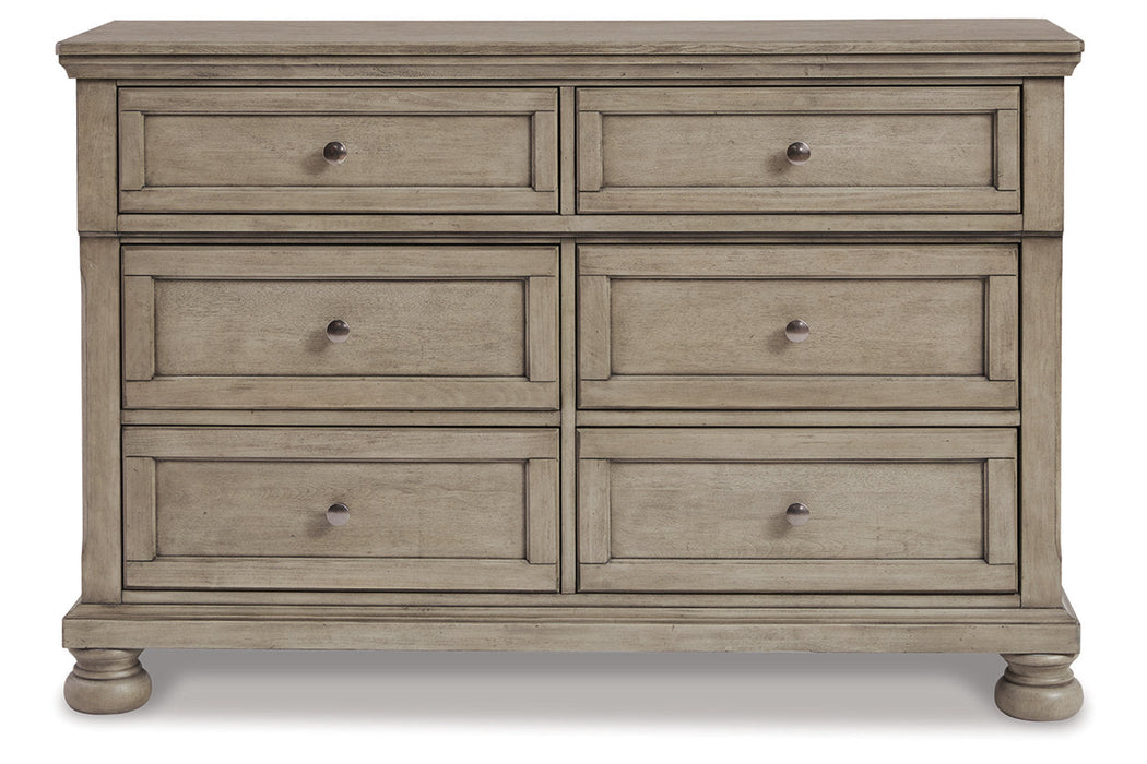 Lettner Light Gray Dresser - B733-21 - Vega Furniture