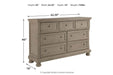Lettner Light Gray Dresser - B733-31 - Vega Furniture
