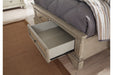 Lettner Light Gray Full Sleigh Bed - SET | B733-183 | B733-84S | B733-87 - Vega Furniture