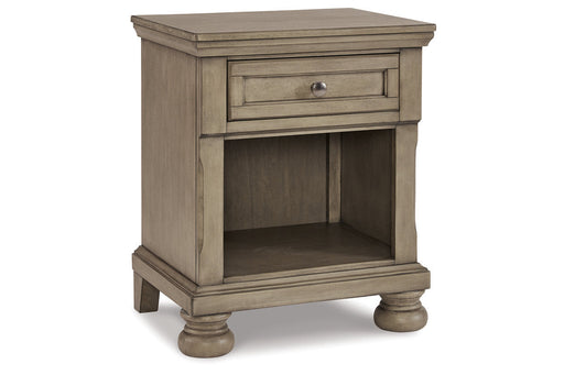 Lettner Light Gray Nightstand - B733-91 - Vega Furniture