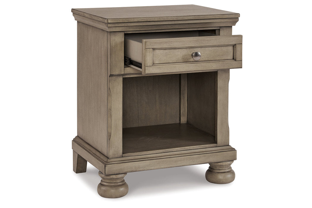 Lettner Light Gray Nightstand - B733-91 - Vega Furniture