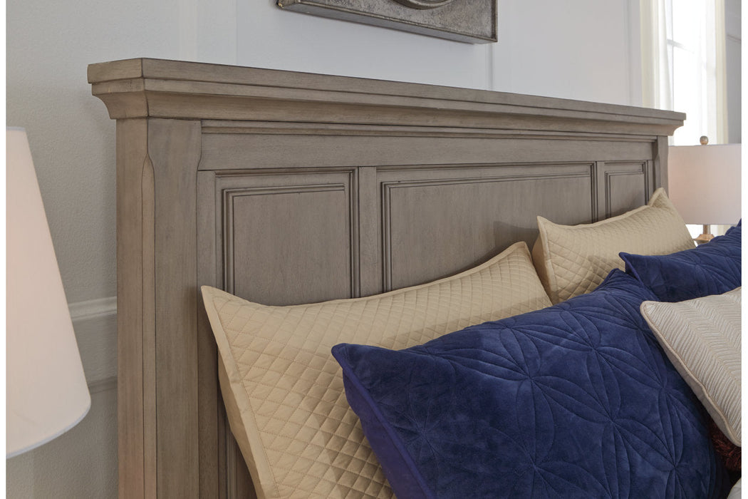 Lettner Light Gray Queen Panel Bed - SET | B733-54 | B733-57 | B733-96 - Vega Furniture