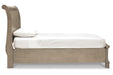 Lettner Light Gray Twin Sleigh Bed - SET | B733-183 | B733-52S | B733-53 - Vega Furniture