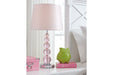 Letty Pink Table Lamp - L857664 - Vega Furniture