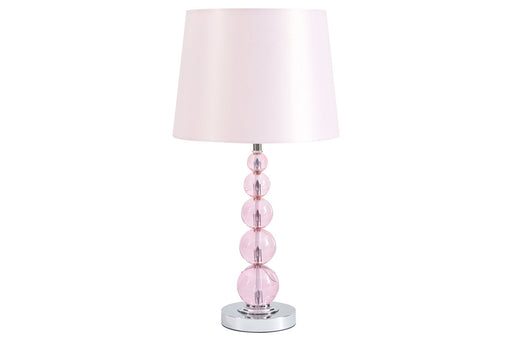 Letty Pink Table Lamp - L857664 - Vega Furniture