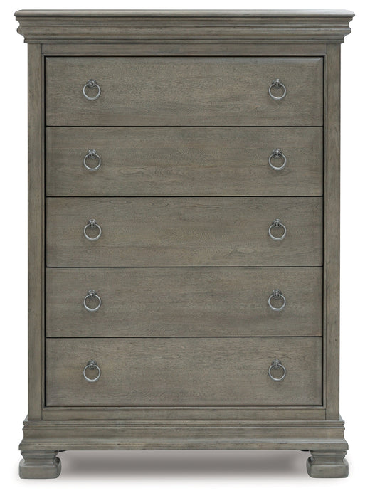 Lexorne Gray Chest of Drawers - B924-46 - Vega Furniture