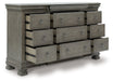 Lexorne Gray Dresser - B924-31 - Vega Furniture