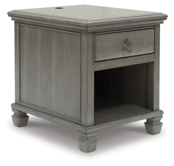 LEXORNE Gray End Table - T924-3 - Vega Furniture