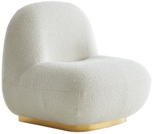 Liam Cream Boucle Fabric Accent Chair - 531Cream - Vega Furniture