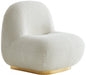 Liam Cream Boucle Fabric Accent Chair - 531Cream - Vega Furniture