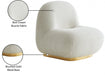 Liam Cream Boucle Fabric Accent Chair - 531Cream - Vega Furniture