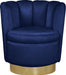 Lily Blue Velvet Accent Chair - 578Navy - Vega Furniture