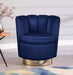 Lily Blue Velvet Accent Chair - 578Navy - Vega Furniture