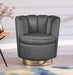 Lily Grey Velvet Accent Chair - 578Grey - Vega Furniture