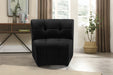 Limitless Black Modular Velvet Chair - 645Black-C - Vega Furniture