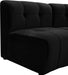 Limitless Black Modular Velvet Loveseat - 645Black-2PC - Vega Furniture