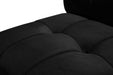 Limitless Black Modular Velvet Loveseat - 645Black-2PC - Vega Furniture